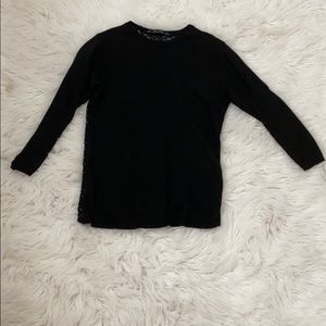 Zara top with lace back